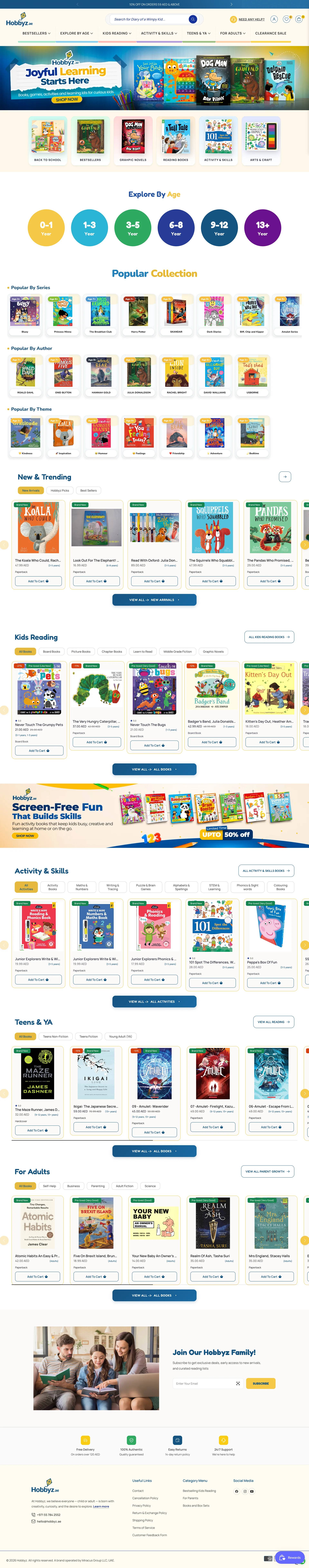 Hobbyz Full Page Screenshot