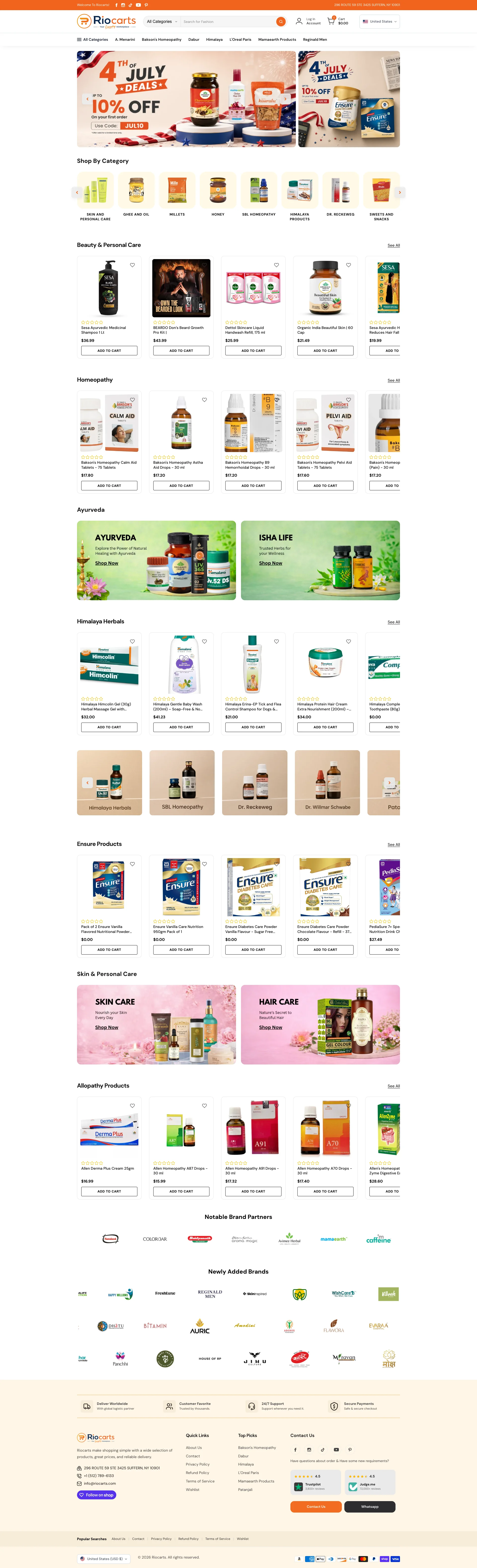 Riocarts Full Page Screenshot